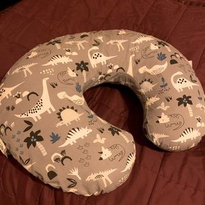 Boppy nursing pillow and cover.